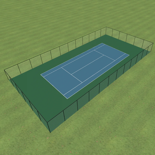 PISO DEPORTIVO TENIS 18,63M x 36,77M